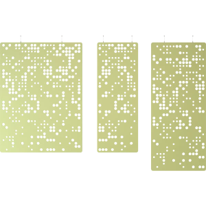 Braille roomdivider (hangende divider)