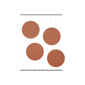 Helios roomdivider (opgespannen divider)