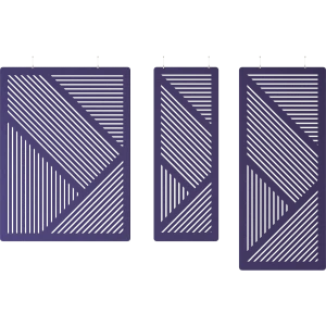 Linea roomdivider (hangende divider)