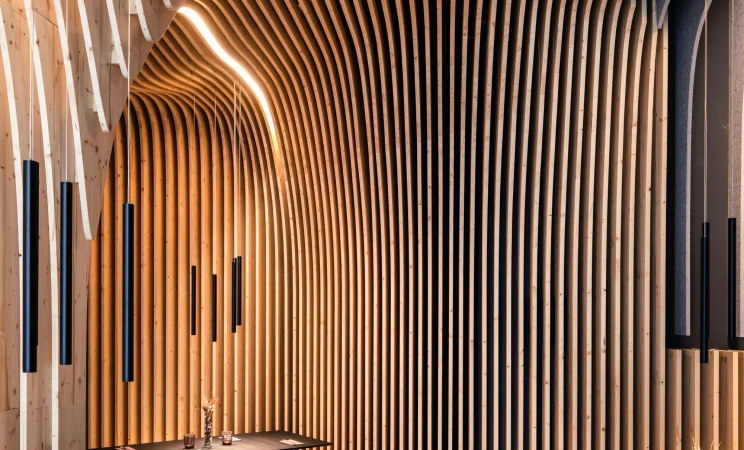 Akoestische design walls
